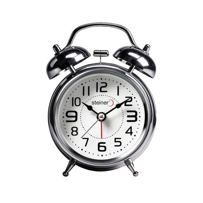 Reloj Steiner Despertador An&aacute;logo Tb07084Slv