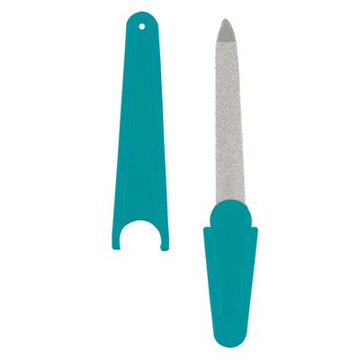 Lima de Zafiro portatil con funda, 10.5 cm Titania