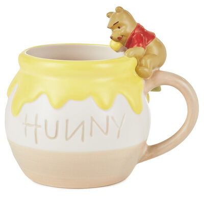 Taza Cer&aacute;mica Esculpida Disney Winnie The Pooh Hallmark