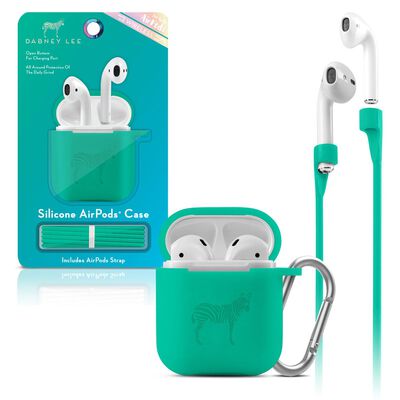 Funda de Silicón para Airpods Teal Neón Dabney Lee