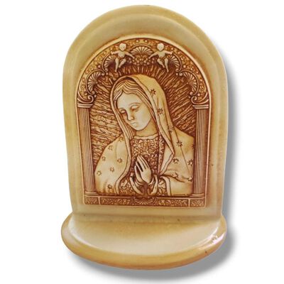 Figura Resina Virgen Flores
