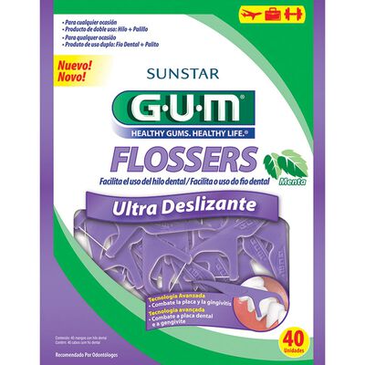 Flossers Ultra Deslizantes C/40	unidades