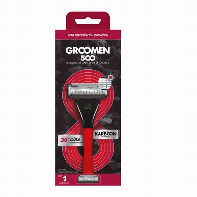M&aacute;quina de afeitar Groomen 500 1mes e24