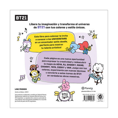 BT21. Mi peque&ntilde;o libro para colorear