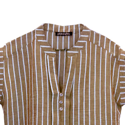 Blusa con Estampado a Rayas Philosophy Talla Mediana para Mujer