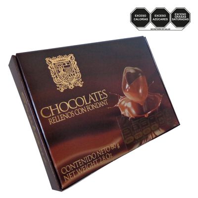 Cajilla Relleno Con Fondant Cremas