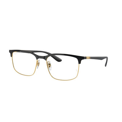 Armazón Ray Ban Pulido Negro Sobre Arista 0RX6518 Unisex