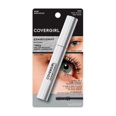 Máscara para Pestañas Covergirl Exhibitionist Very Black