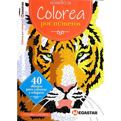 Revista Colorea por N&uacute;meros Megastar