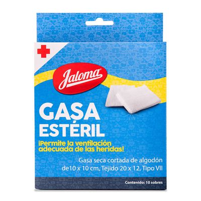 Gasa 10x10 cm caja 10 sobres