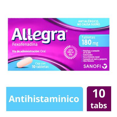 Allegra 180 Mg Cpr 10