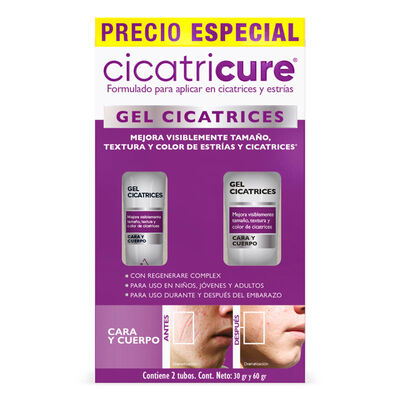 Pack Cicatricure gel 60g + gel 30g