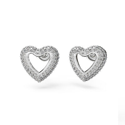 Aretes Plateado Acero Inoxidable GUESS