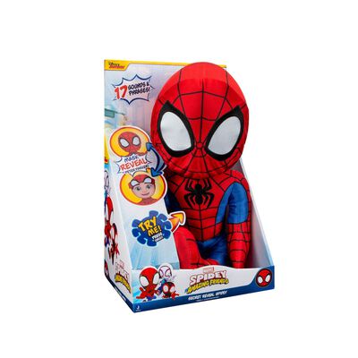 Peluche 12” con Sonidos Spidey Secret Hero Reveal