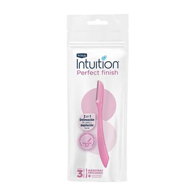 Schick Intuition Perfilador  Perfect Finish 3 pz