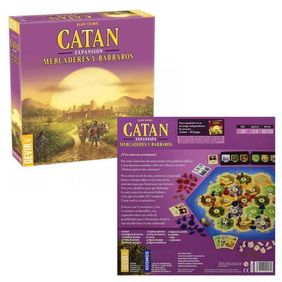 Juego de Mesa Expansi&oacute;n Catan Mercaderes y B&aacute;rbaros Devir