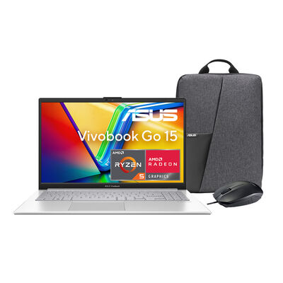 Laptop ASUS VivoBook Go E1504FA-NJ881W R5 7520U 16 RAM 512G+ Mochila y Mouse