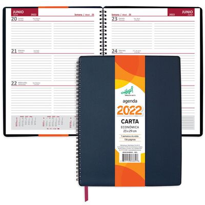Agenda carta negra 368-84