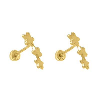 Broquel Estrellas Constelaci&oacute;n 14K Brokellum