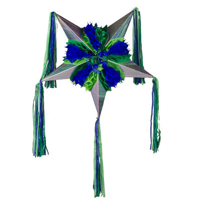 Pi&ntilde;ata Navide&ntilde;a Plegable Color Bosque