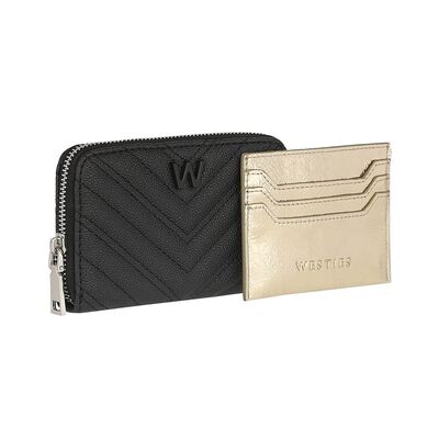 Set Estuche Westies Negro Combinado para Mujer