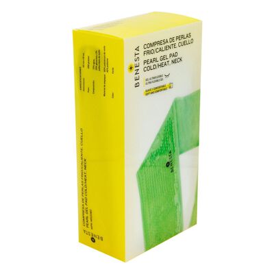 Compresa de perlas para cuello cold/heat benesta