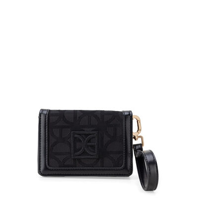 Billetera Flap Cloe Color Negro para Mujer