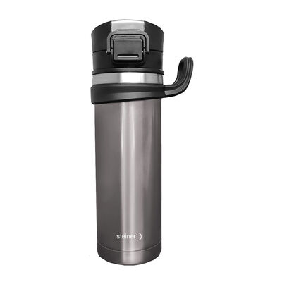 Termo Acero Inoxidable de Doble Pared STEINER 450 ml Color Plata