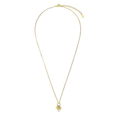 Collar y Dije Dorado Plata Enso