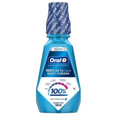 Enjuague Bucal Oral B&nbsp;100% Rinse 500ml