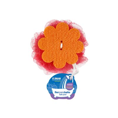 Borla con esponja tipo flor 40 gr T.Taio