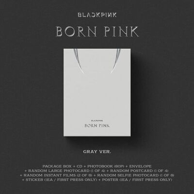 CD Blackpink Born Pink Boxset edici&oacute;n estandar A/Gray