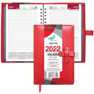 Agenda viajera lujo página por día modelo 363-45