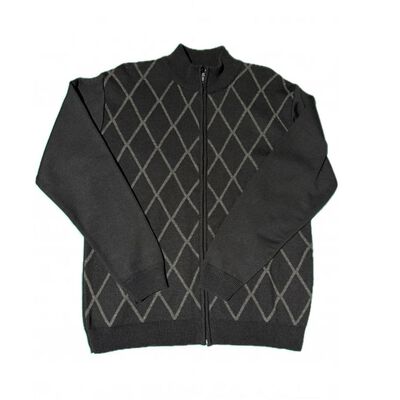 Su&eacute;ter Cierre Completo Talla Extra Grande Bruno Magnani para Hombre