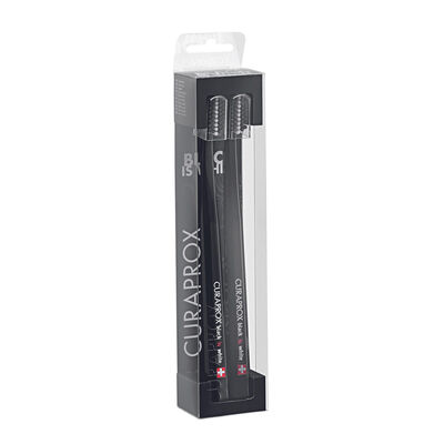 Pack de Cepillos Dentales Black is White 2 pzs Curaprox