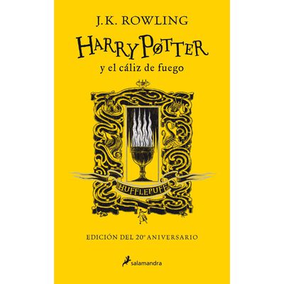 HP4-cáliz de fuego 20 aniv.hufflepuff