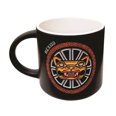 Taza Cerámica Ammy Diseño Artesanal Jaguar 16oz
