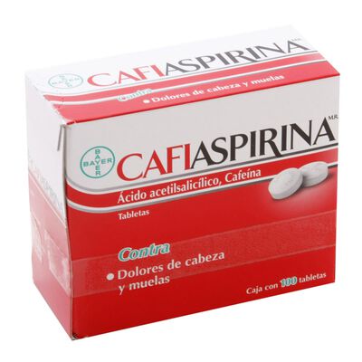 Cafiaspirina 100 Tabletas