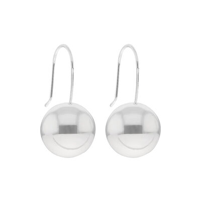 Aretes Circulares Plateado Aleaci&oacute;n de Metal Nine West