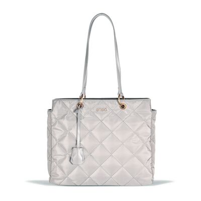 Bolsa Tote Enso Plata para Mujer