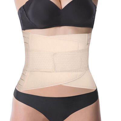 Cinturilla Oscar Hackman con doble ajuste color nude, talla Chica/Mediana