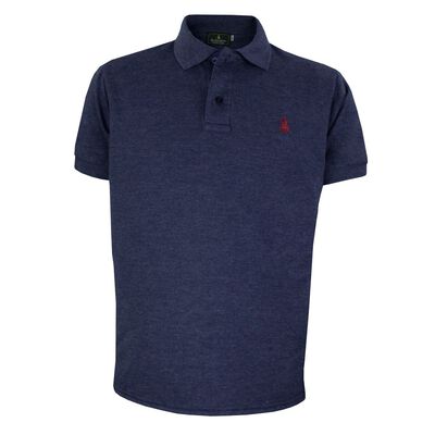Playera Jaspe Talla Chica para Hombre Polo Club