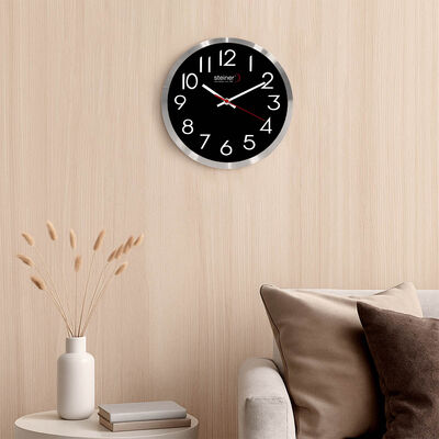 Reloj de Pared Steiner Color Negro STWA25-5134BK