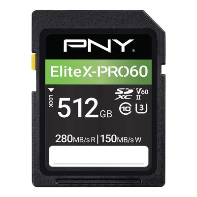 Tarjeta SD PNY 512GB Elite X Pro
