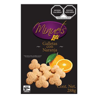 Minuets Lil&iacute; Galletas con Naranja