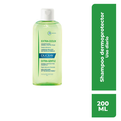 Ducray Extra-Gentle Shampoo Dermoprotector Extra Suave Cabello normal 200ml