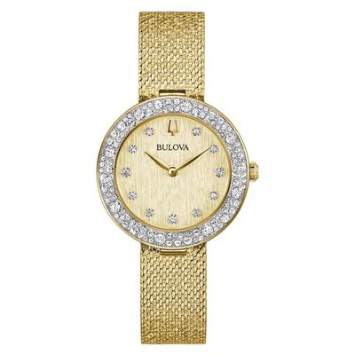 Reloj Bulova 98L321 Colecci&oacute;n Cristales para Mujer