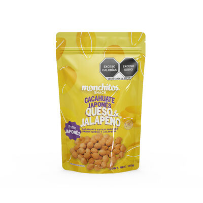 Cacahuate Japones Queso & Jalape&ntilde;o 150 g Monchitos Snack