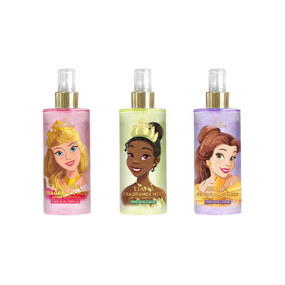 Set Body Mist con Glitter Princesas 3 piezas