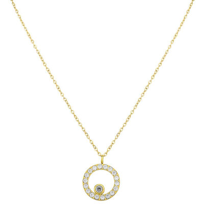 Collar de Acero Inoxidable Color Dorado Enso